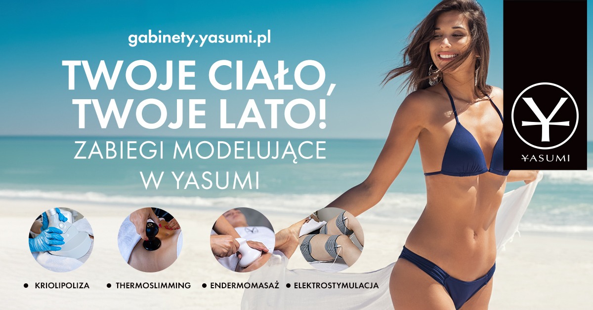 Yasumi Grodzisk Maz. Facebook ad: Zabiegi modelujące sylwetkę
