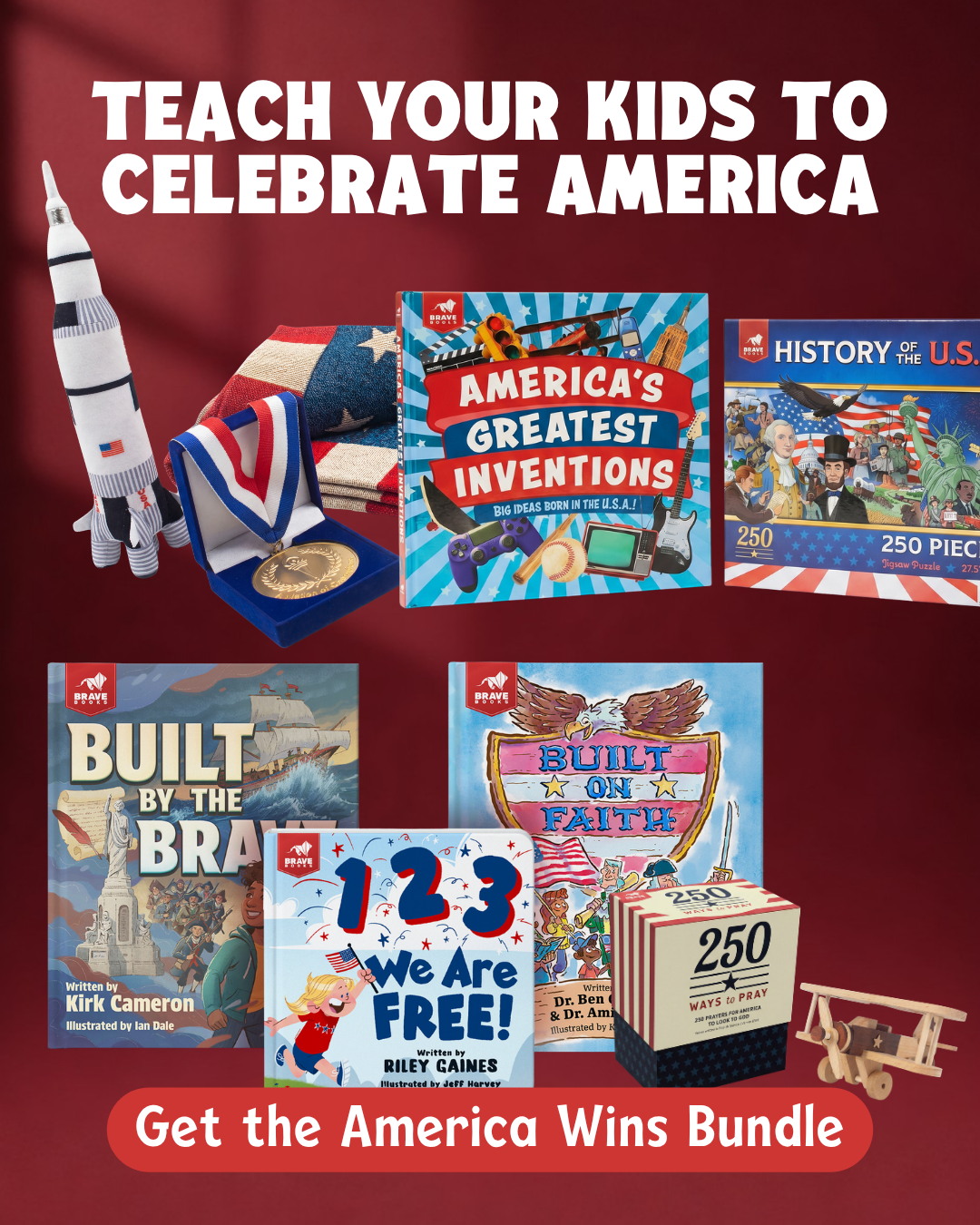 BRAVE Books Facebook ad