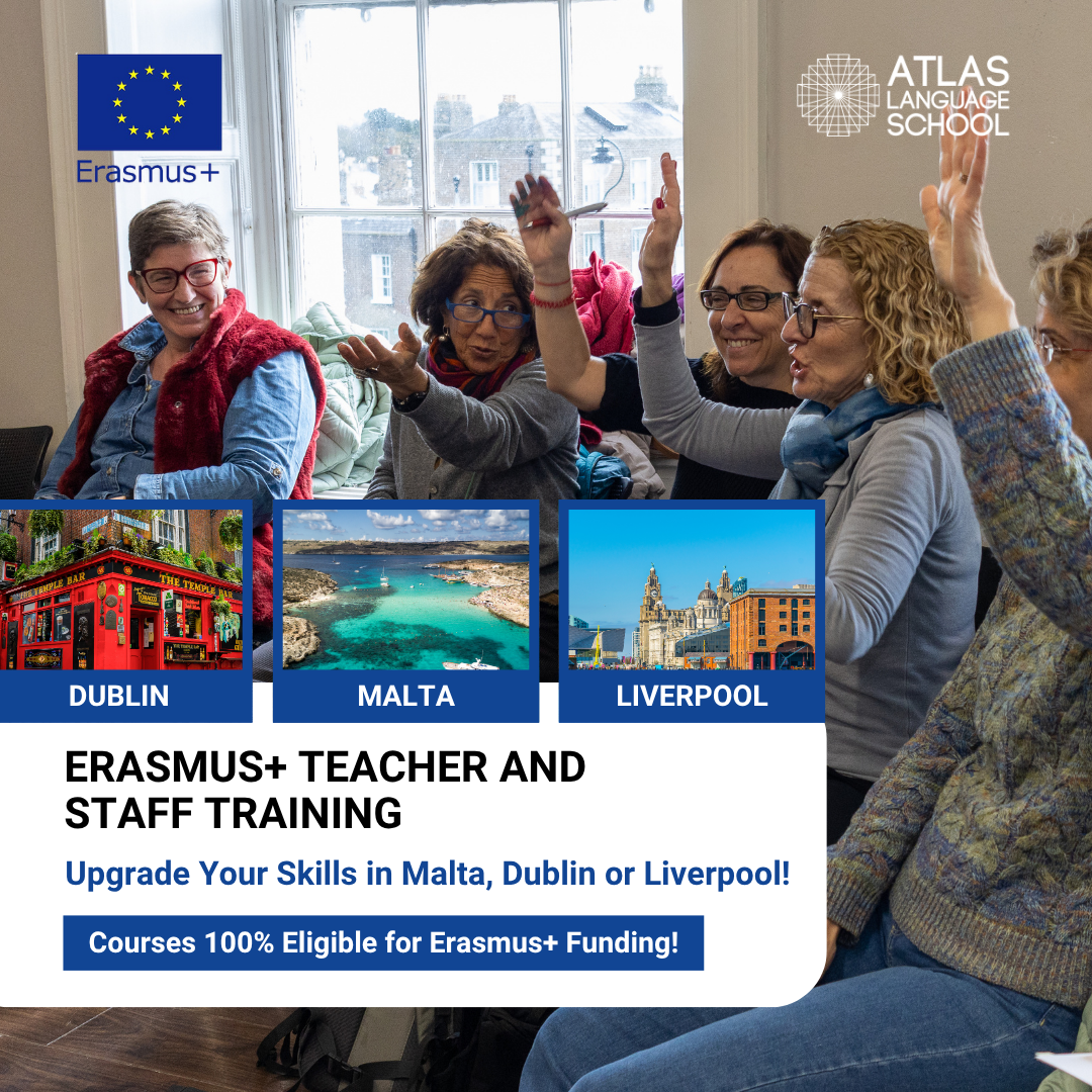 Atlas Language School Facebook ad: Where Will Erasmus+ Take You Next?