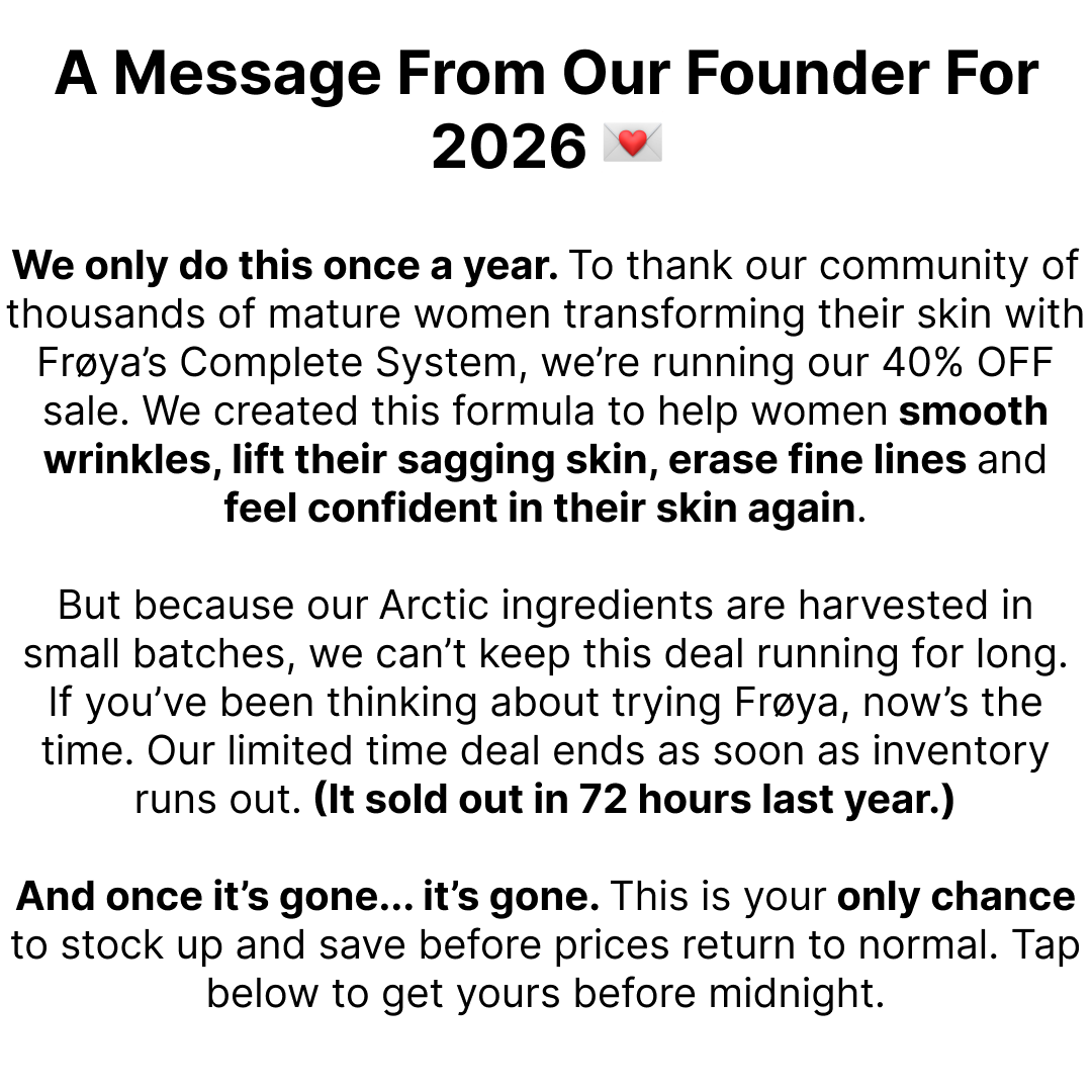 Frøya Organics Facebook ad