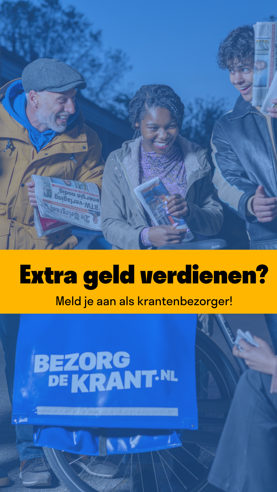 Bezorg de Krant Facebook ad