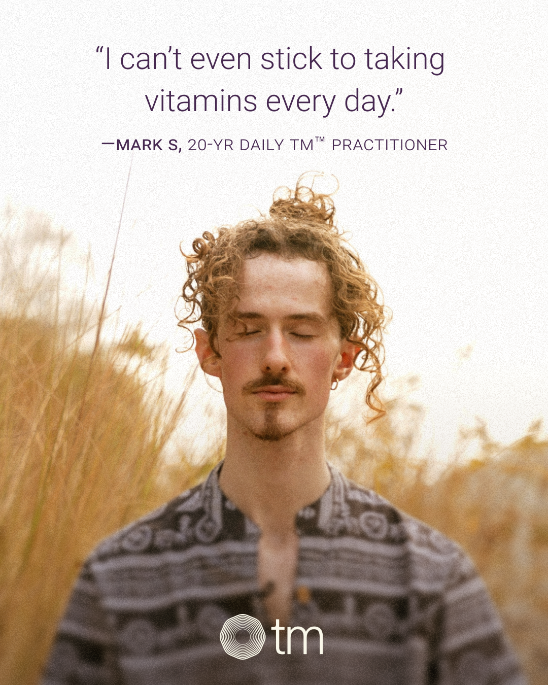 Transcendental Meditation Facebook ad