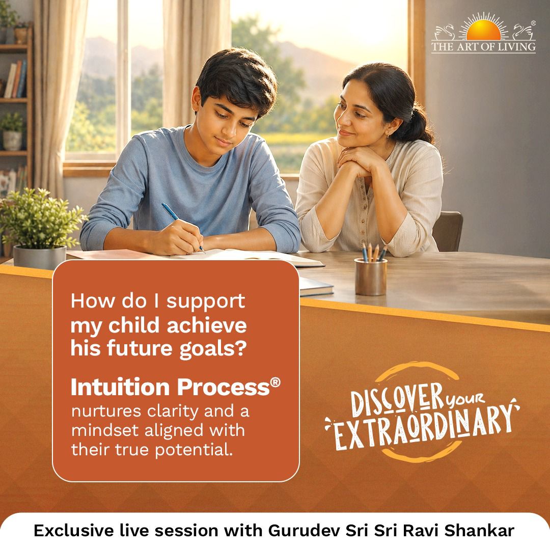 Children and Teens Programs, Request a Call Back - Art of Living Facebook ad: Empower Your Child to Achieve Their Dreams