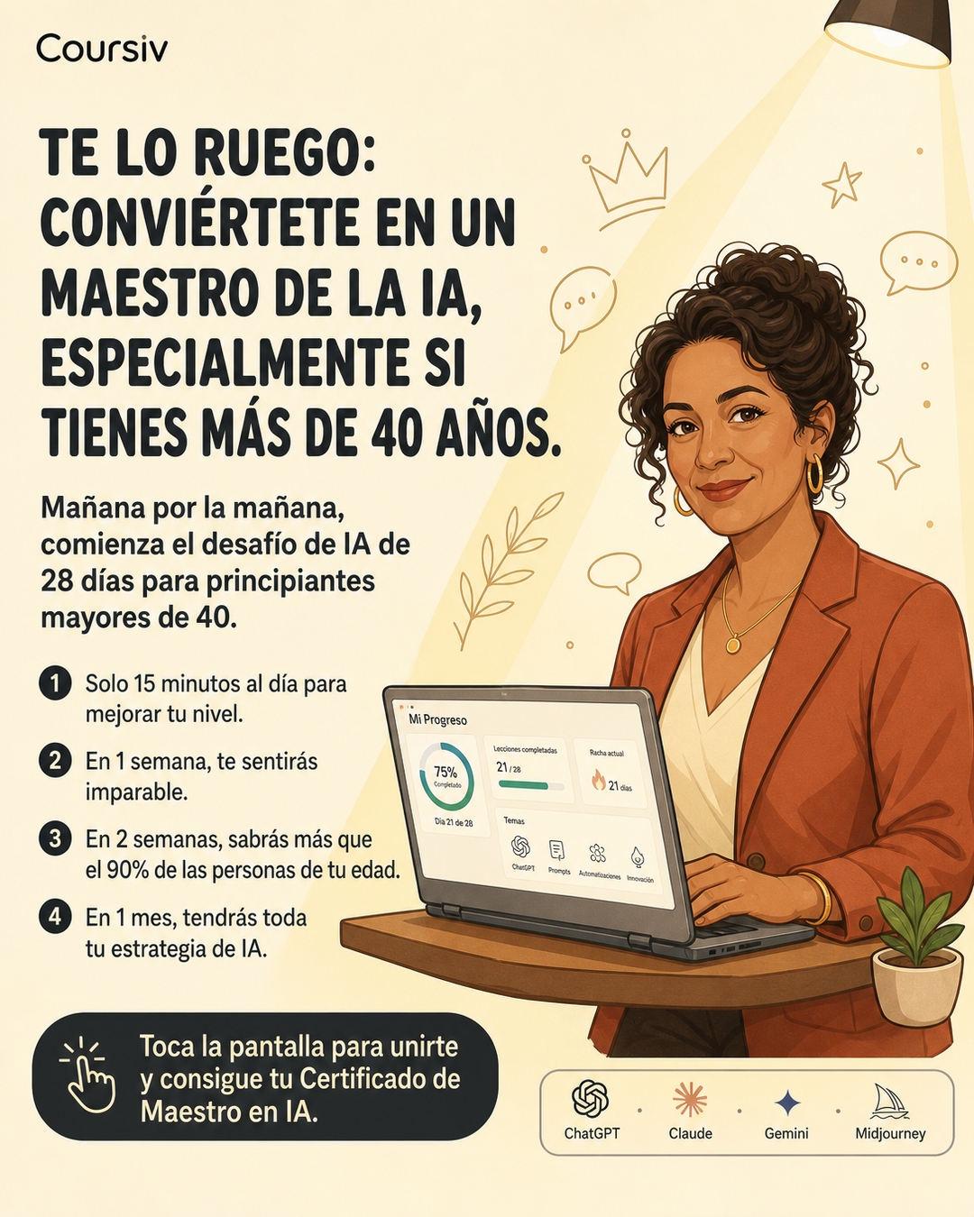 Miguel el Mentor de IA Facebook ad: ¡Empezar ahora!