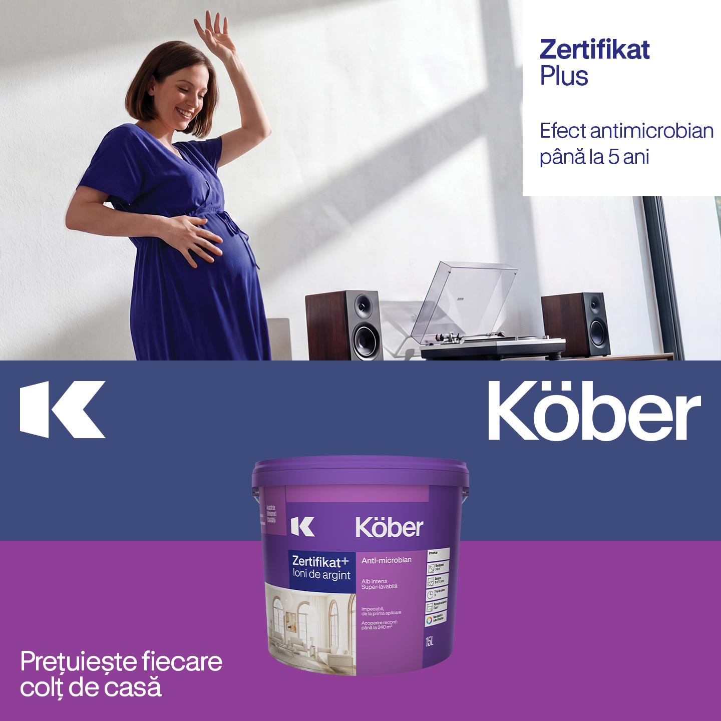 Köber România Facebook ad: Primul strat de grijă