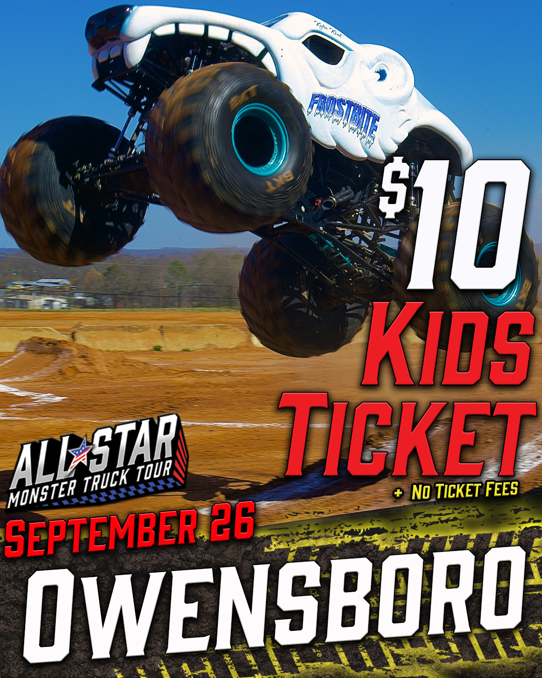 All Star Monster Truck Tour Facebook ad