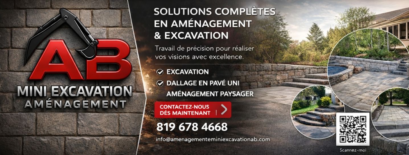 Aménagement & Mini Excavation.AB Facebook ad: Mini Excavation & Aménagement AB