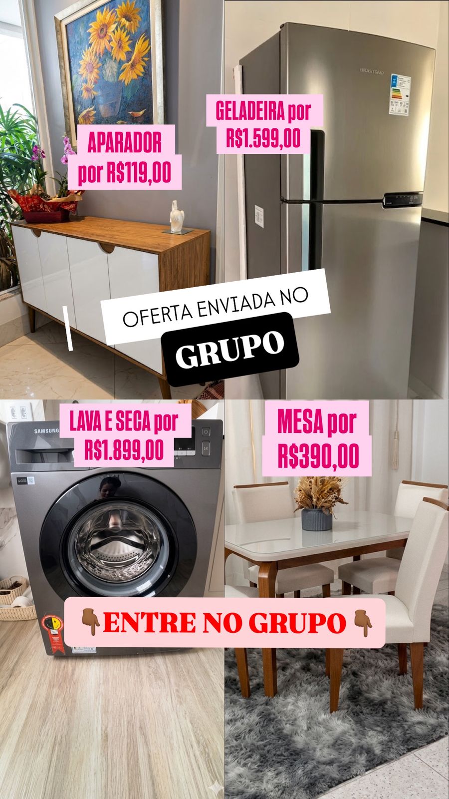 Mara Garimpos Facebook ad from Apr 29, 2026