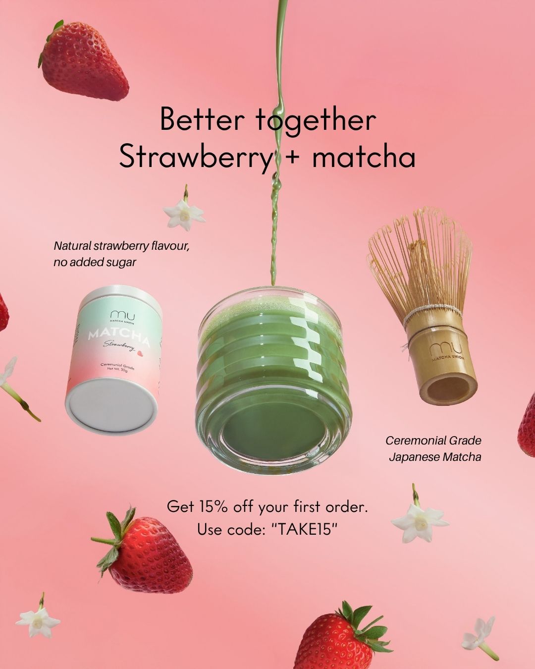 Matcha Union Facebook ad from Aug 5, 2026