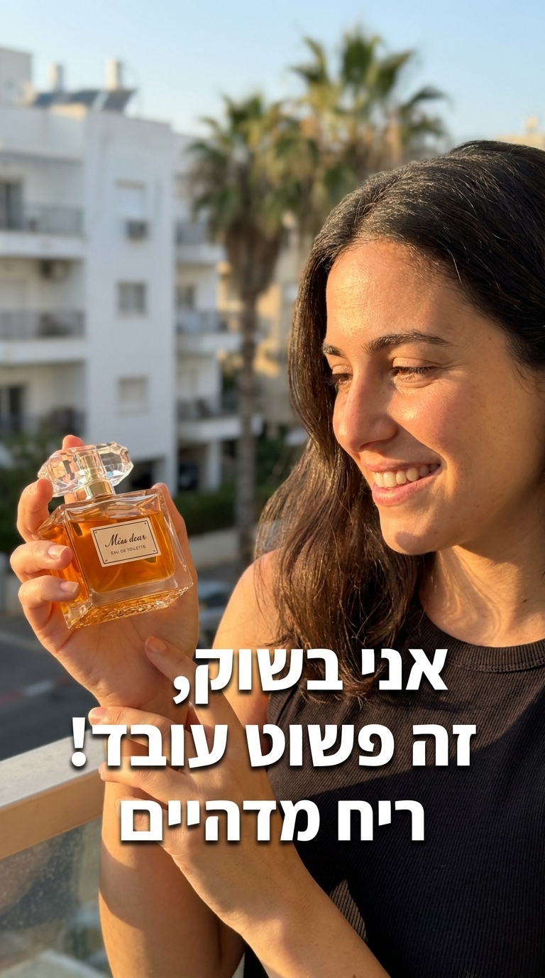 רעיונות למתנות שוות Facebook ad: בושם פרומונים שאני אוהבת
