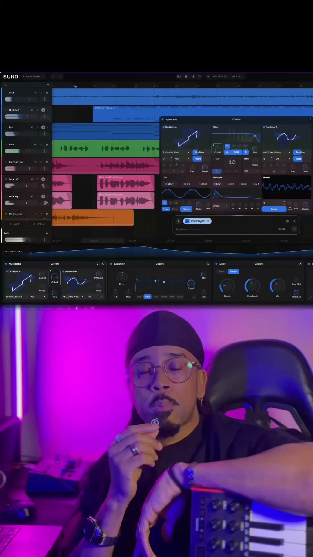 Barol Beats Facebook ad: Experimente o Suno Studio 2.0