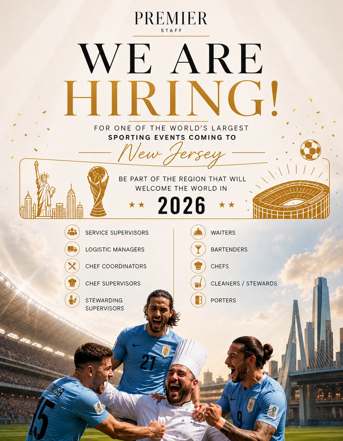 Premier Staff Facebook ad: NYC FIFA Interview - Premier Staff