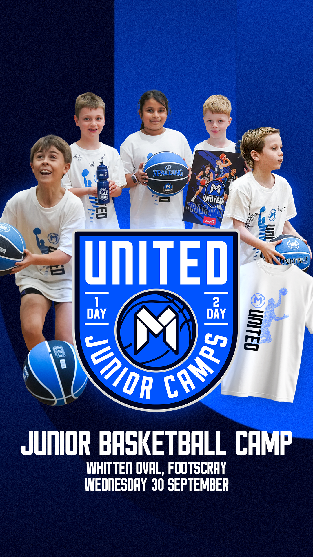 Melbourne United Basketball Club Facebook ad