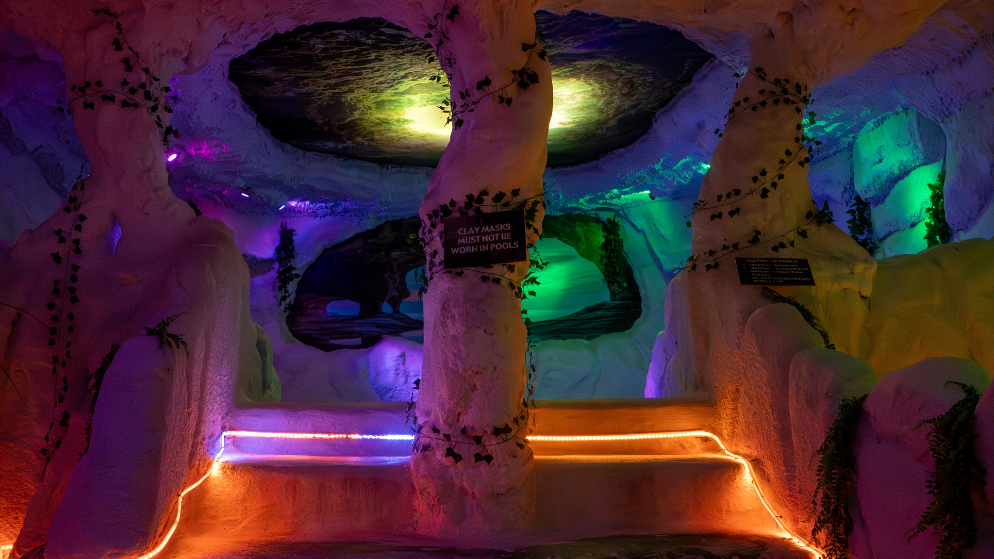 Salt Cave Paradise Facebook ad: Welcome to Salt Cave Paradise, 𝐈𝐫𝐞𝐥𝐚𝐧𝐝'𝐬…