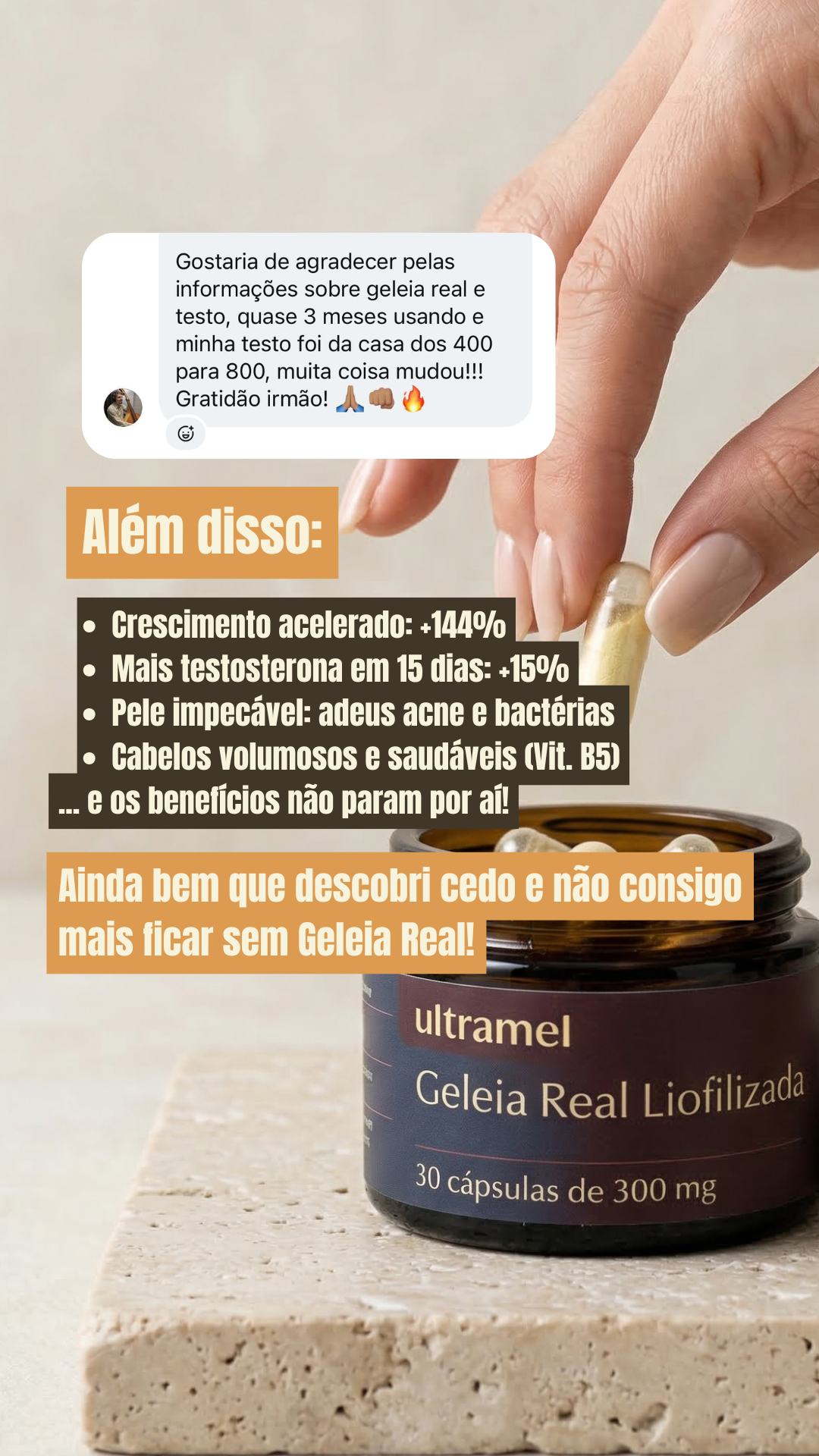 Ultramel Facebook ad