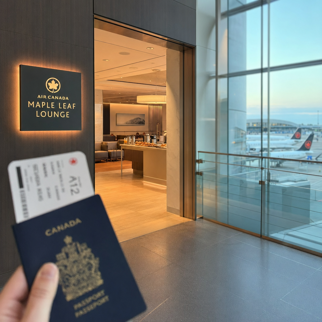 Milesopedia Canada Facebook ad: Free airport lounge access?