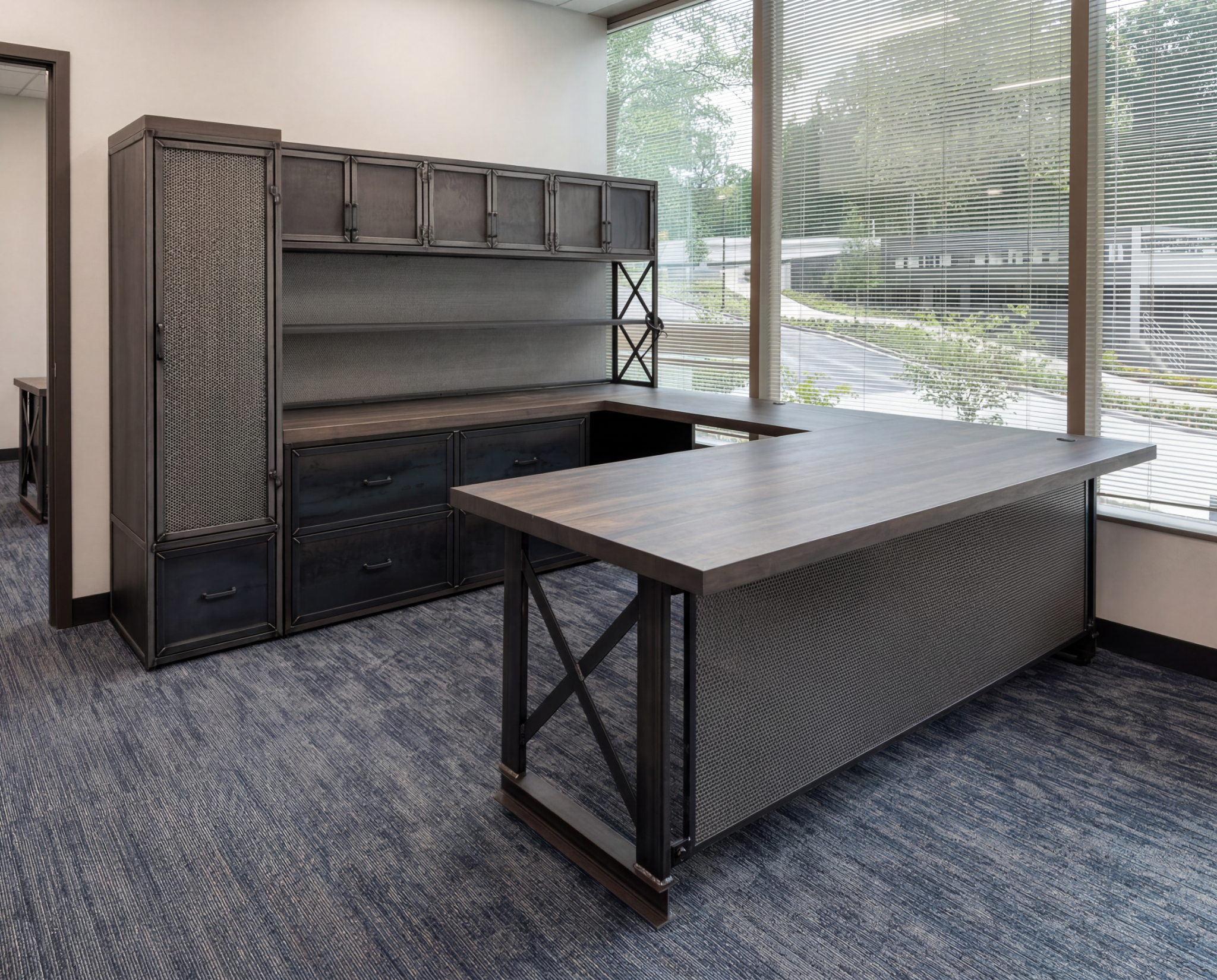 Iron Age Office - Powerful Industrial Office Furniture Facebook ad: Showcasing Iron Age Offices full range of handcrafted…