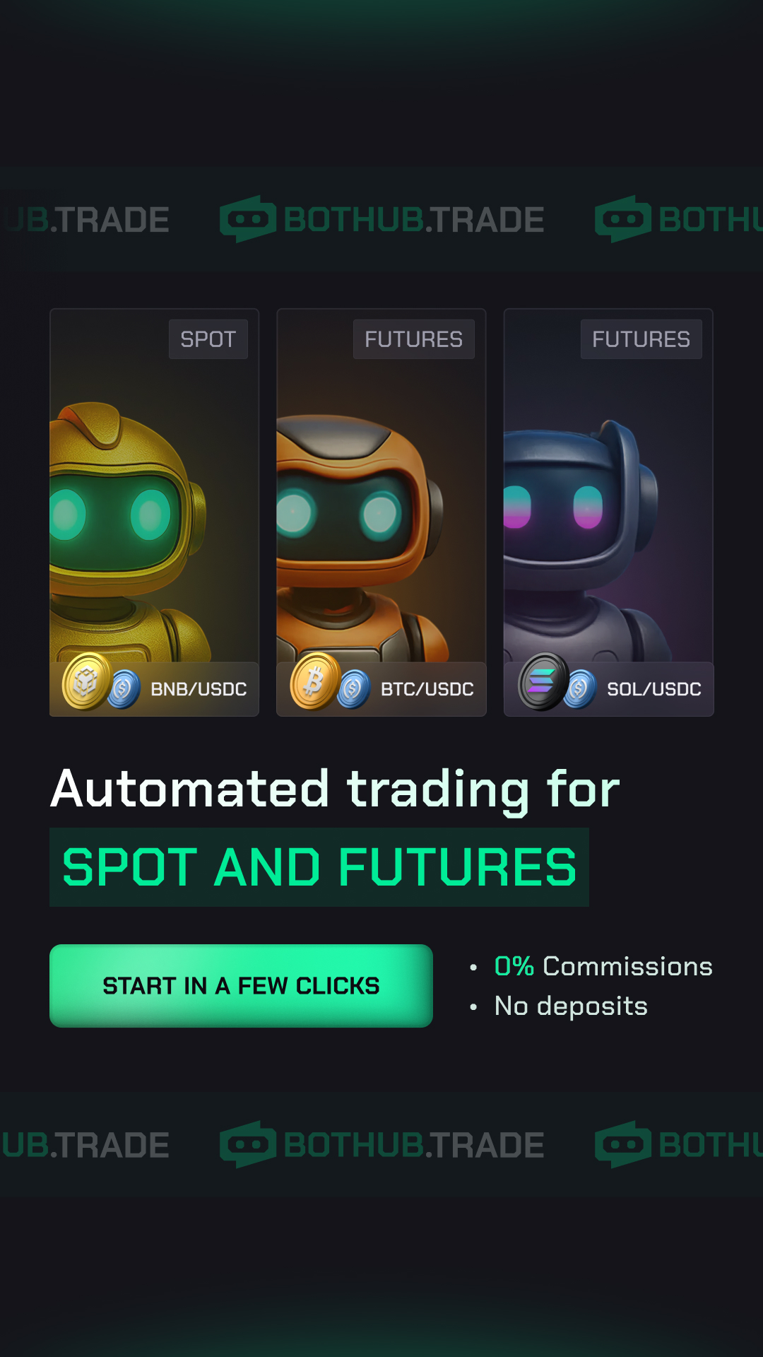 Bothub.trade Facebook ad from Feb 26, 2026