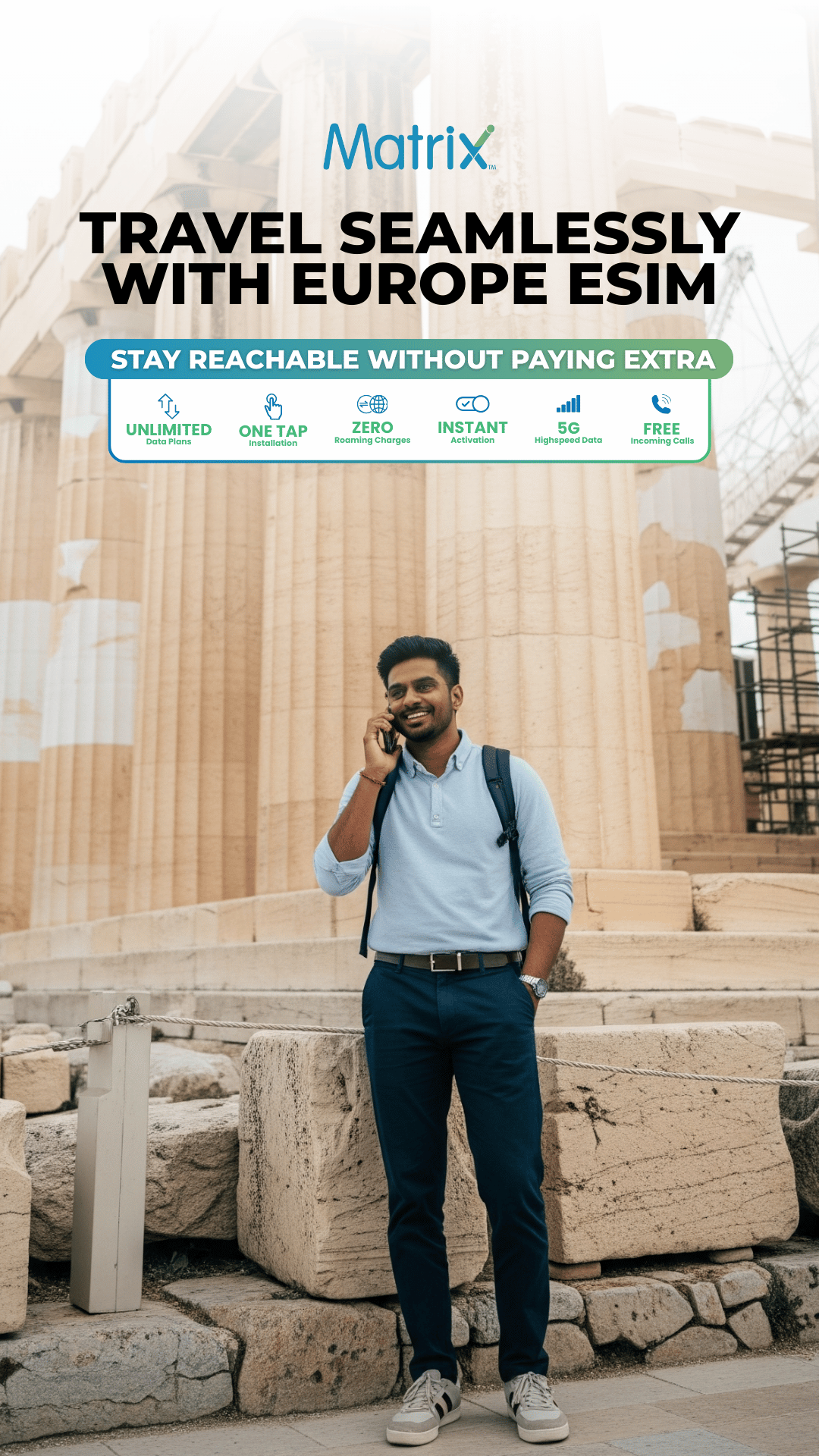Matrix Cellular Services Facebook ad from Mar 9, 2026