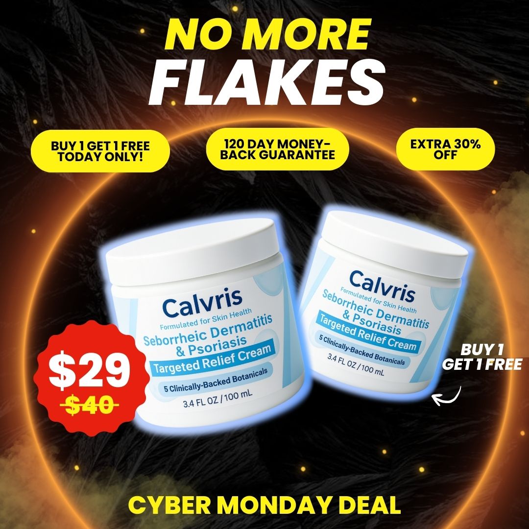 TryCalvris Facebook ad: Buy 1 Get 1 FREE + Extra 30% OFF!