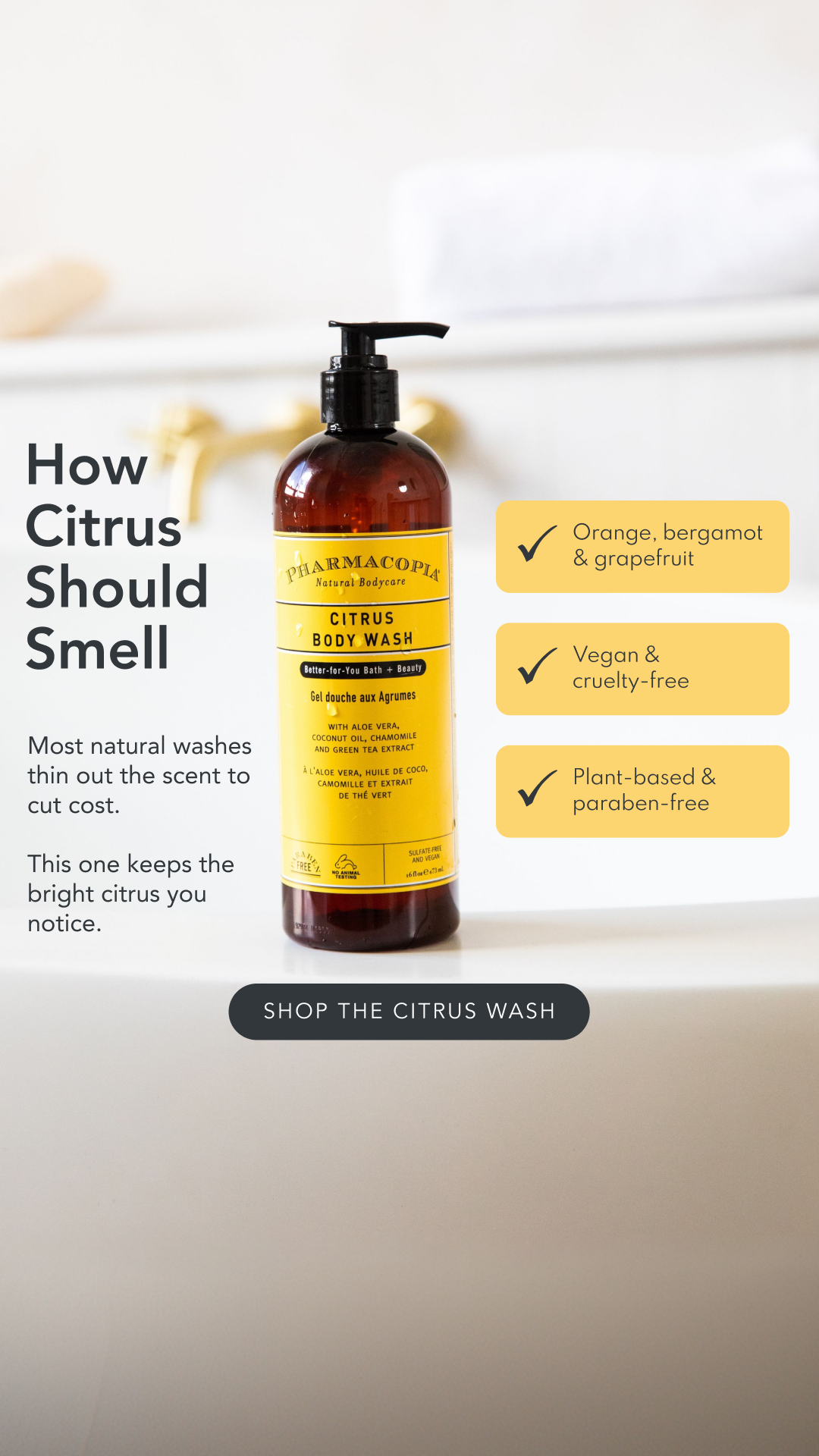 Pharmacopia Natural Bodycare Facebook ad from Jul 9, 2026