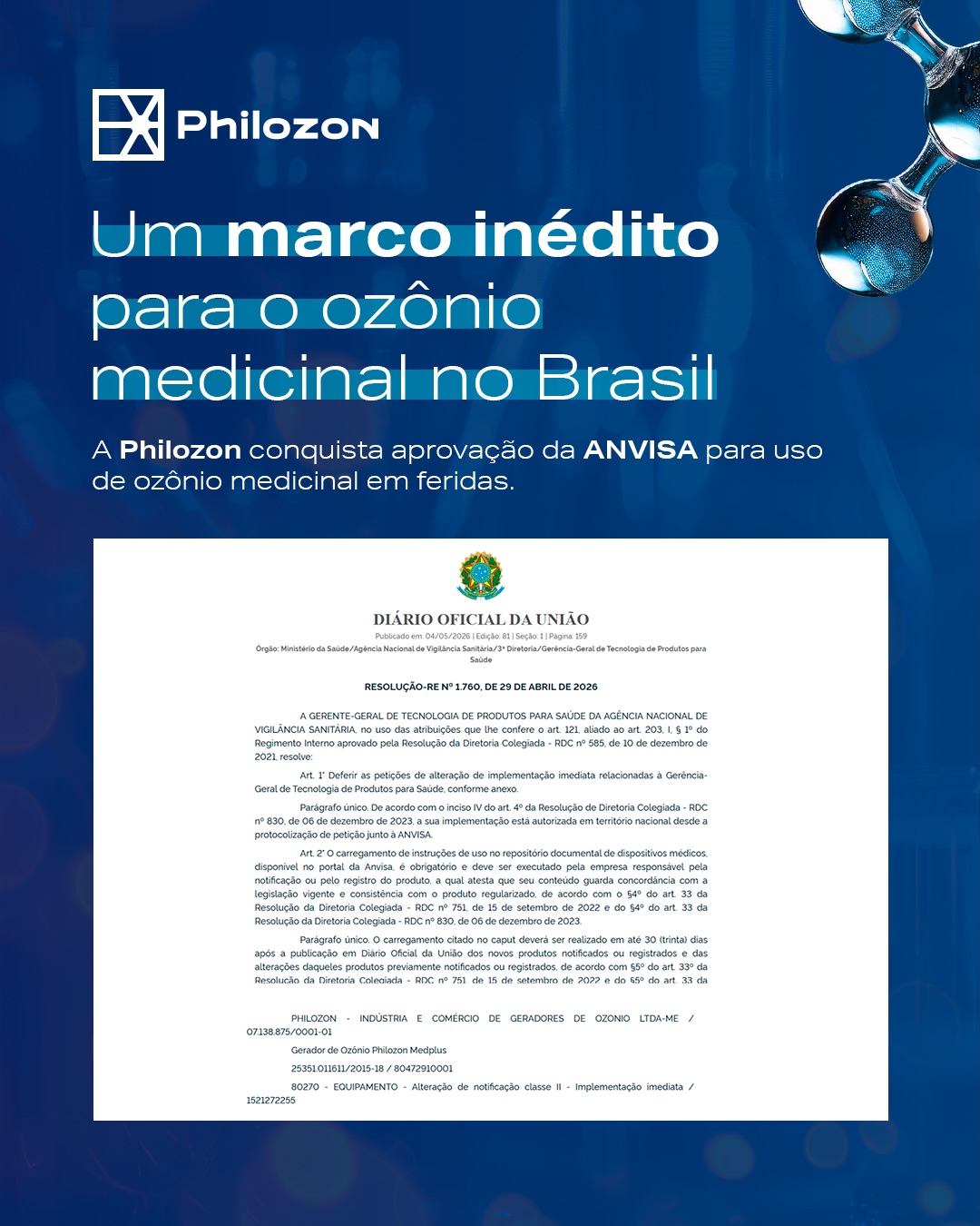 Philozon Tecnologia em Ozônio Facebook ad: Um novo capítulo para o ozônio medicinal no…