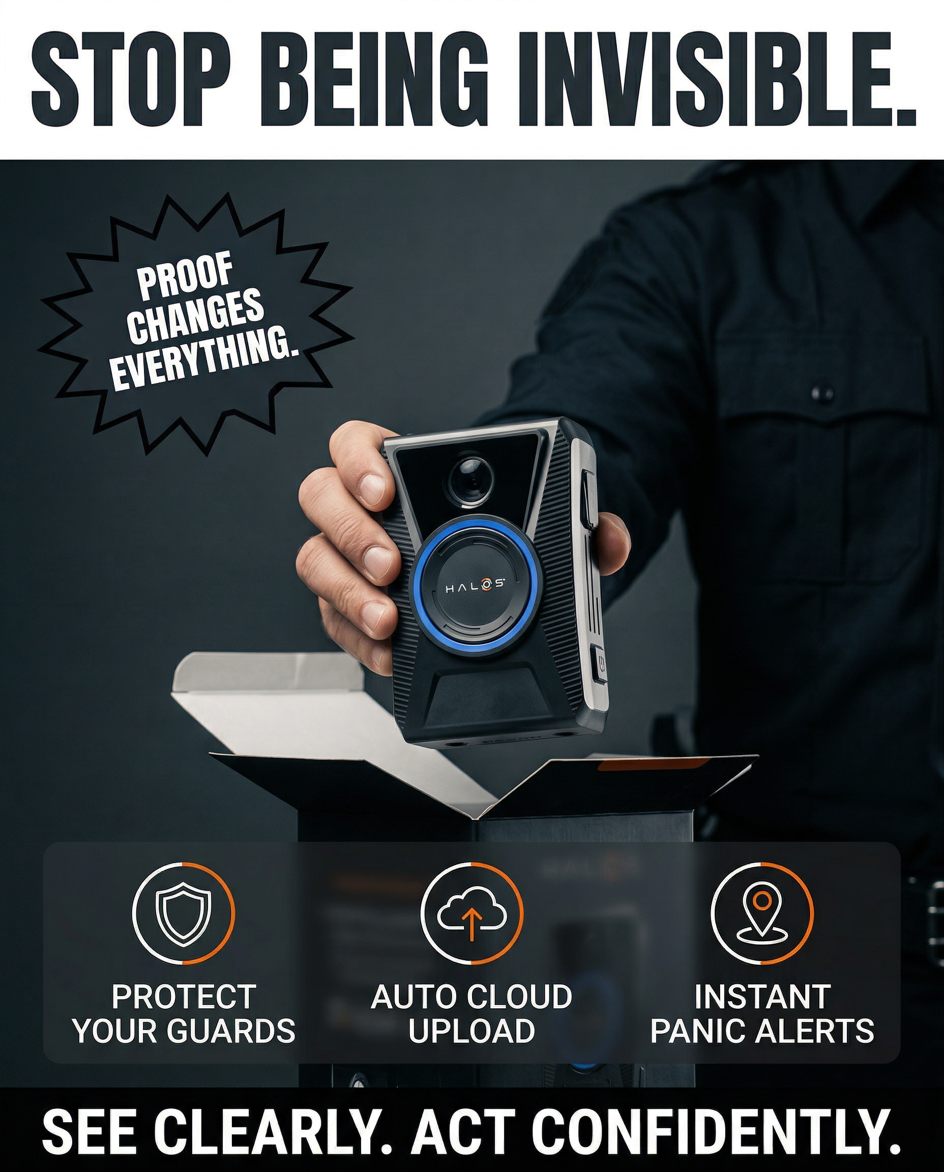 HALOS Body Cameras Facebook ad