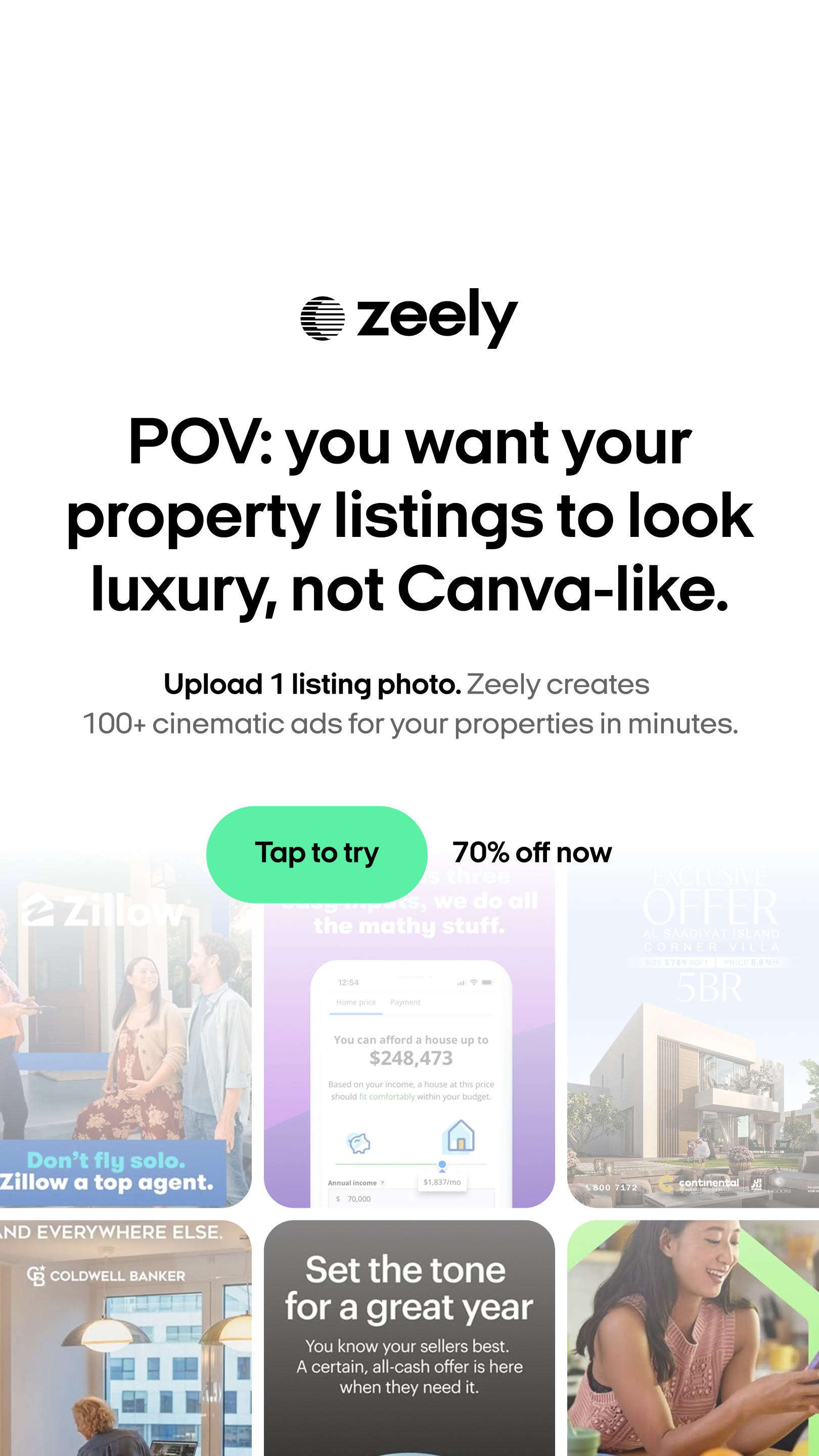 Zeely Facebook ad