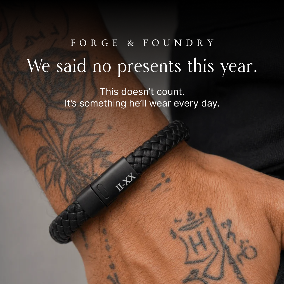forge.and.foundry Facebook ad: Finally, A Gift He Won't Return