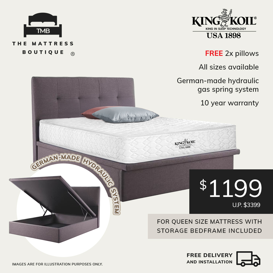 The Mattress Boutique Facebook ad