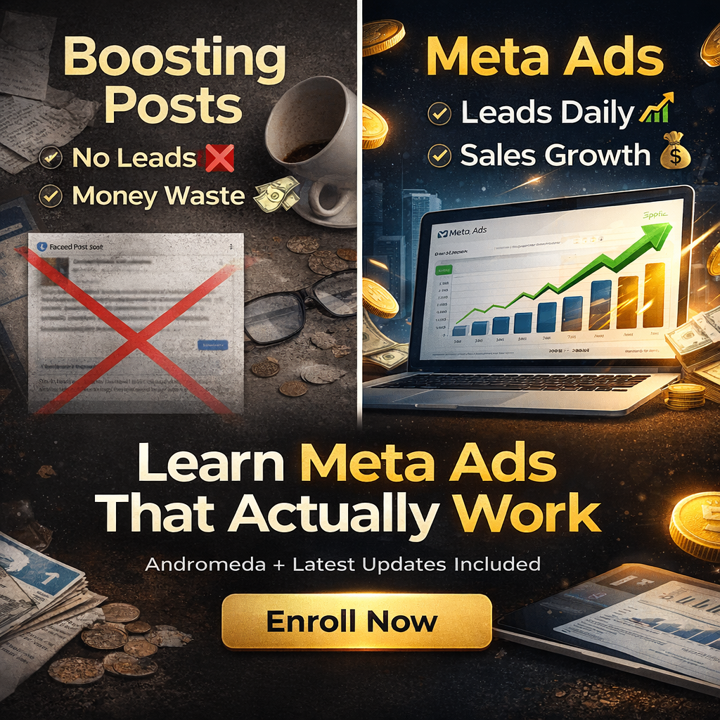 Sailors Academy Facebook ad: Stop Boosting. Run Ads That Work