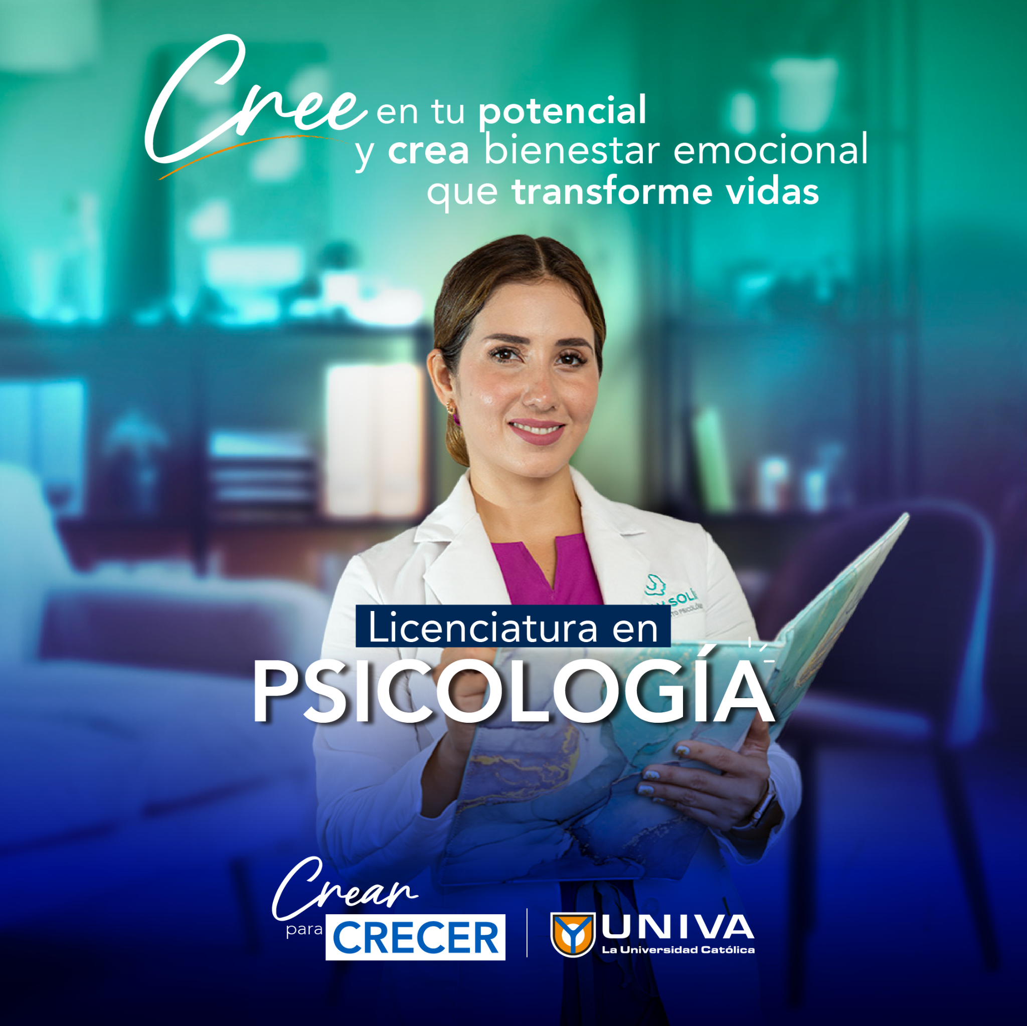 Universidad UNIVA La Piedad Facebook ad: Tu vocación es ayudar.