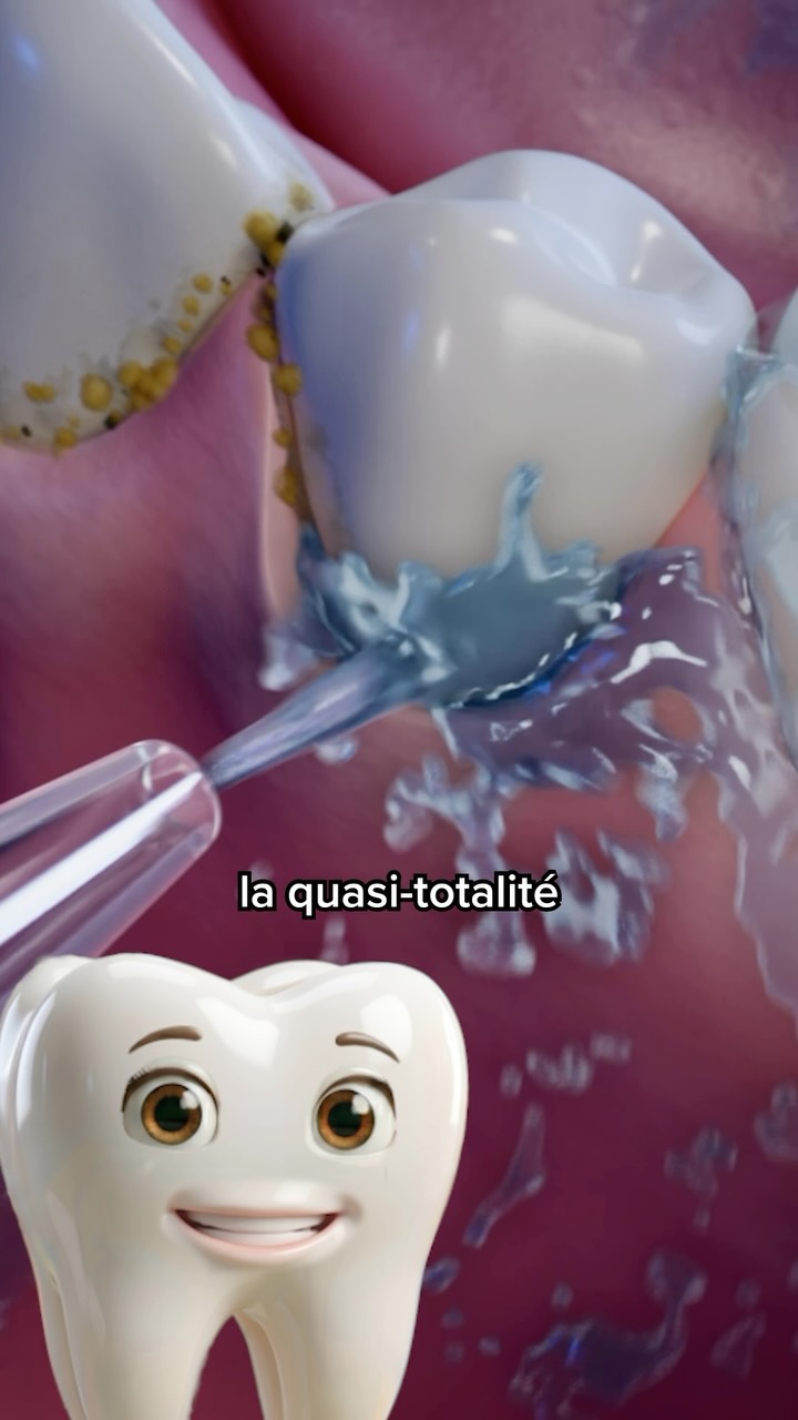 Frame 55 Facebook ad: Marre de nettoyer que partiellement vos dents?