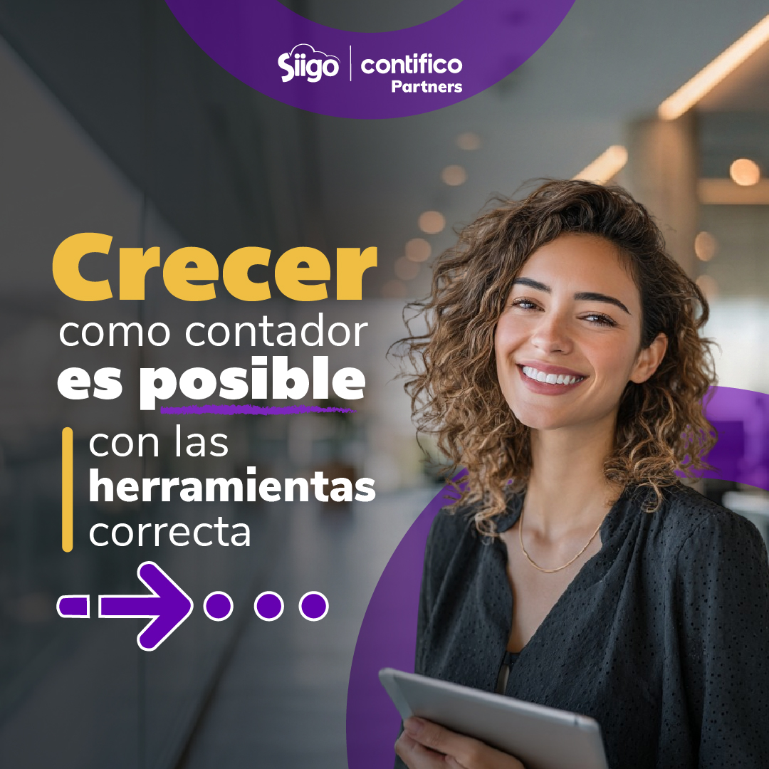 Siigo Contífico Facebook ad: Contador, estás perdiendo oportunidades