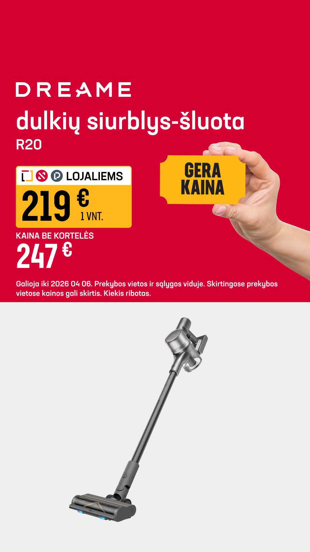 Senukai Facebook ad