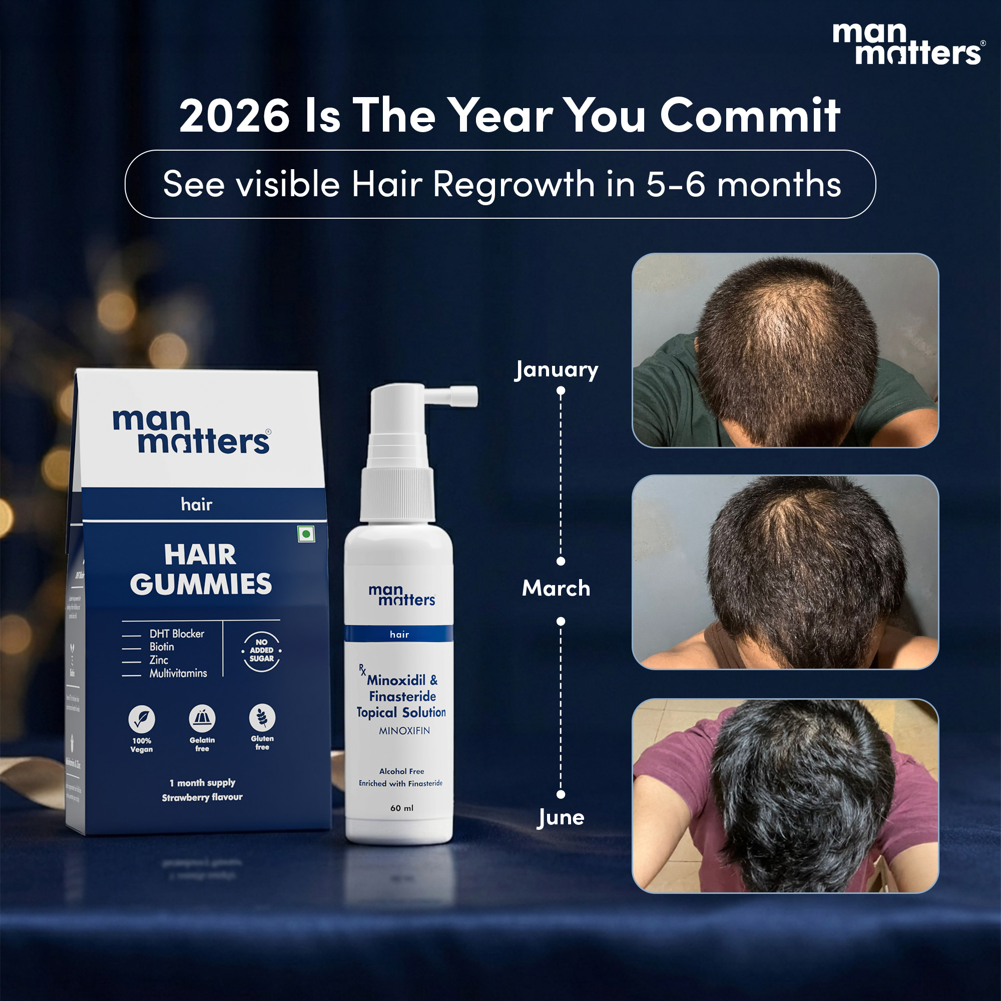 Hair Matters by Man Matters Facebook ad