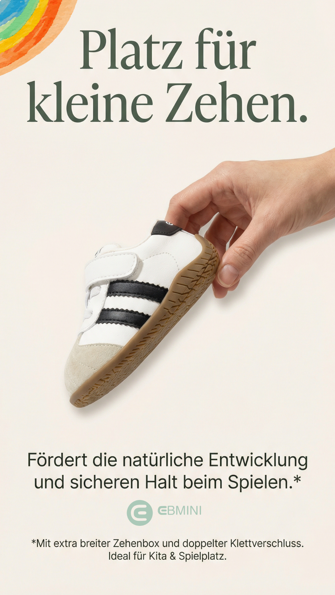 Ebmini - Kinder Barfußschuhe Facebook ad
