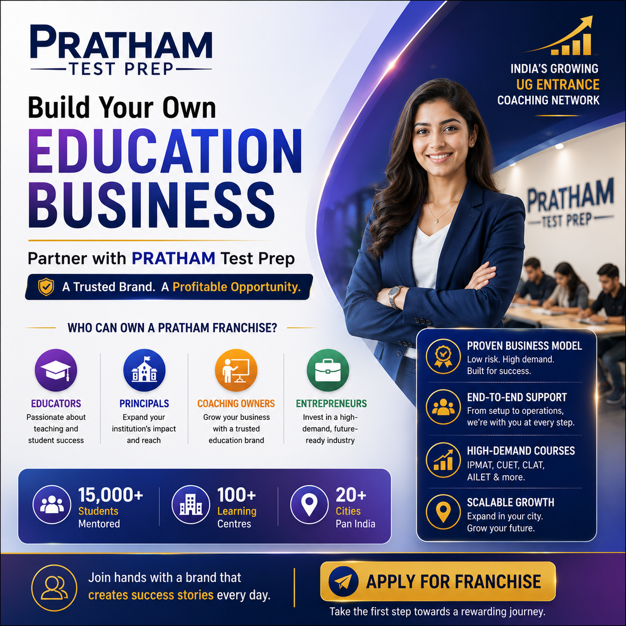 PRATHAM Test Prep Facebook ad