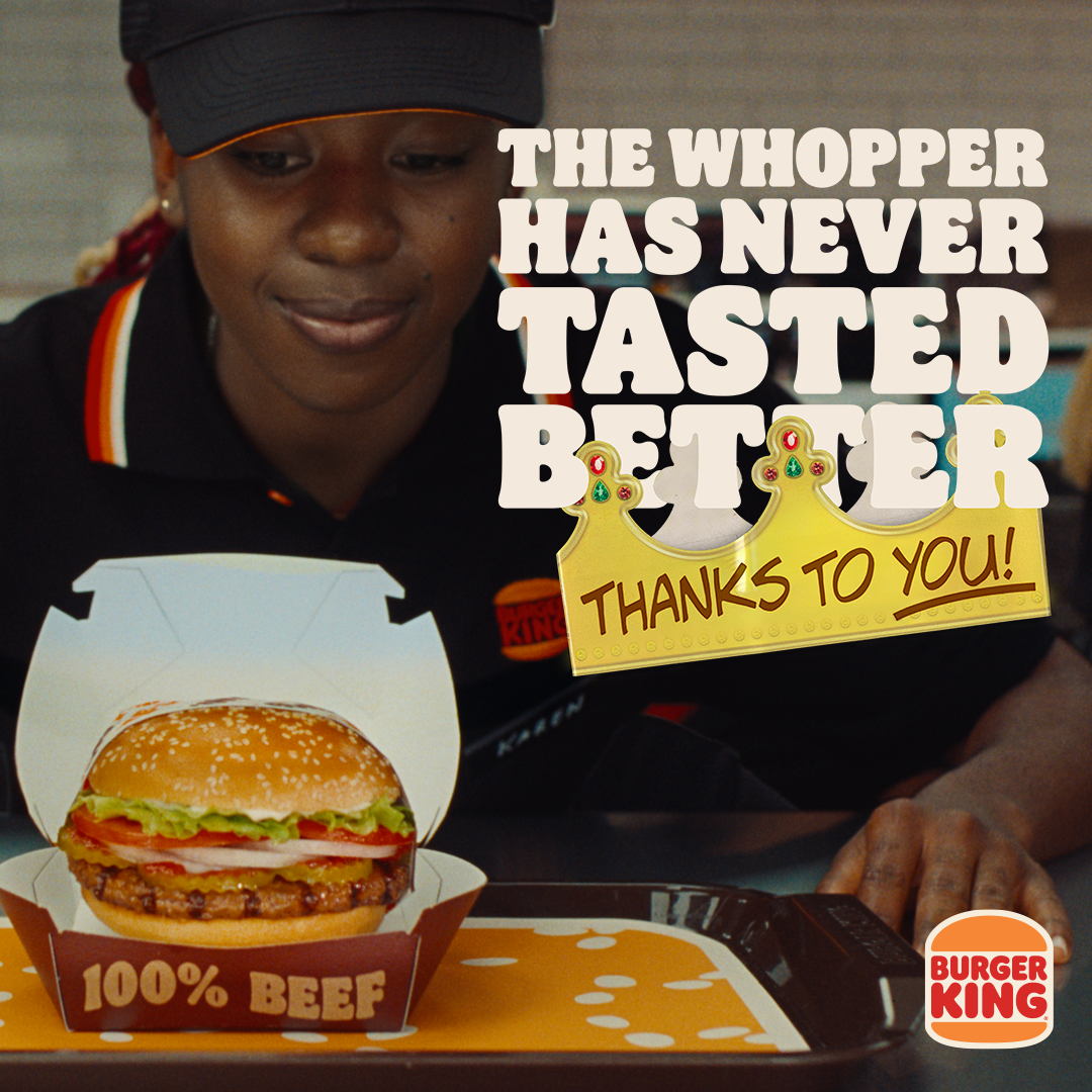 Burger King Facebook ad