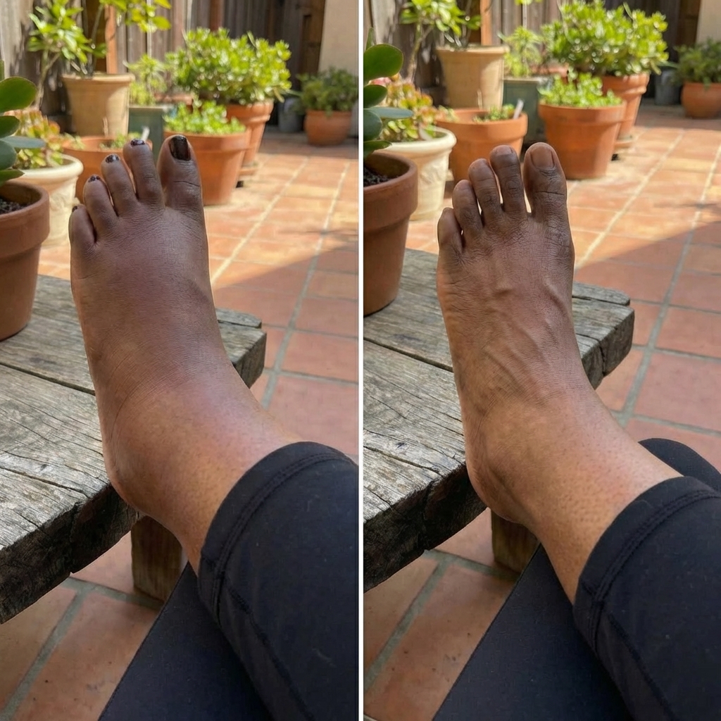 Megan Carter Facebook ad: I read this article about leg swelling…