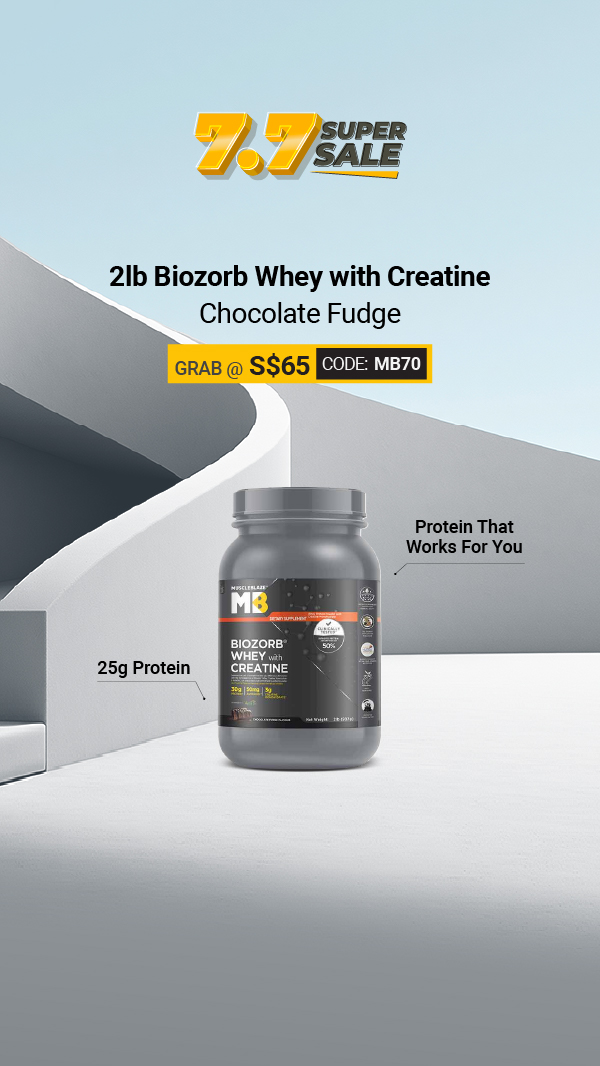 MuscleBlaze Singapore Facebook ad