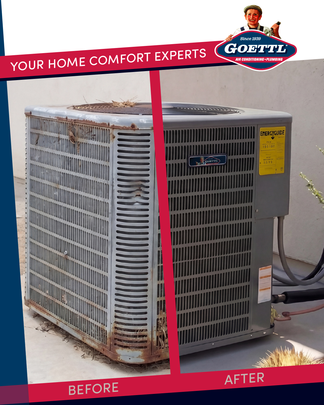 Goettl Air Conditioning & Plumbing Facebook ad