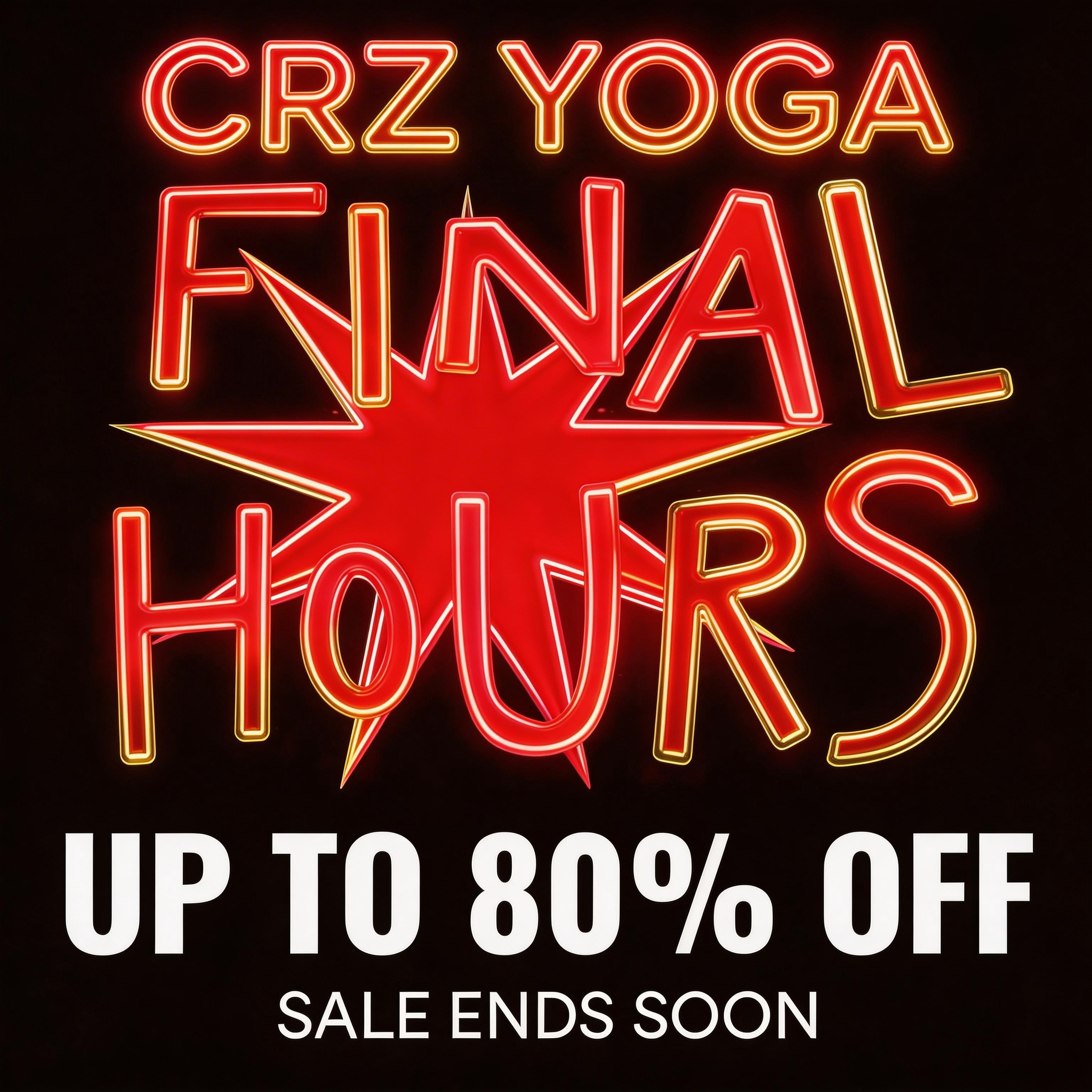 CRZ YOGA MX Facebook ad: Up to 80% OFF
