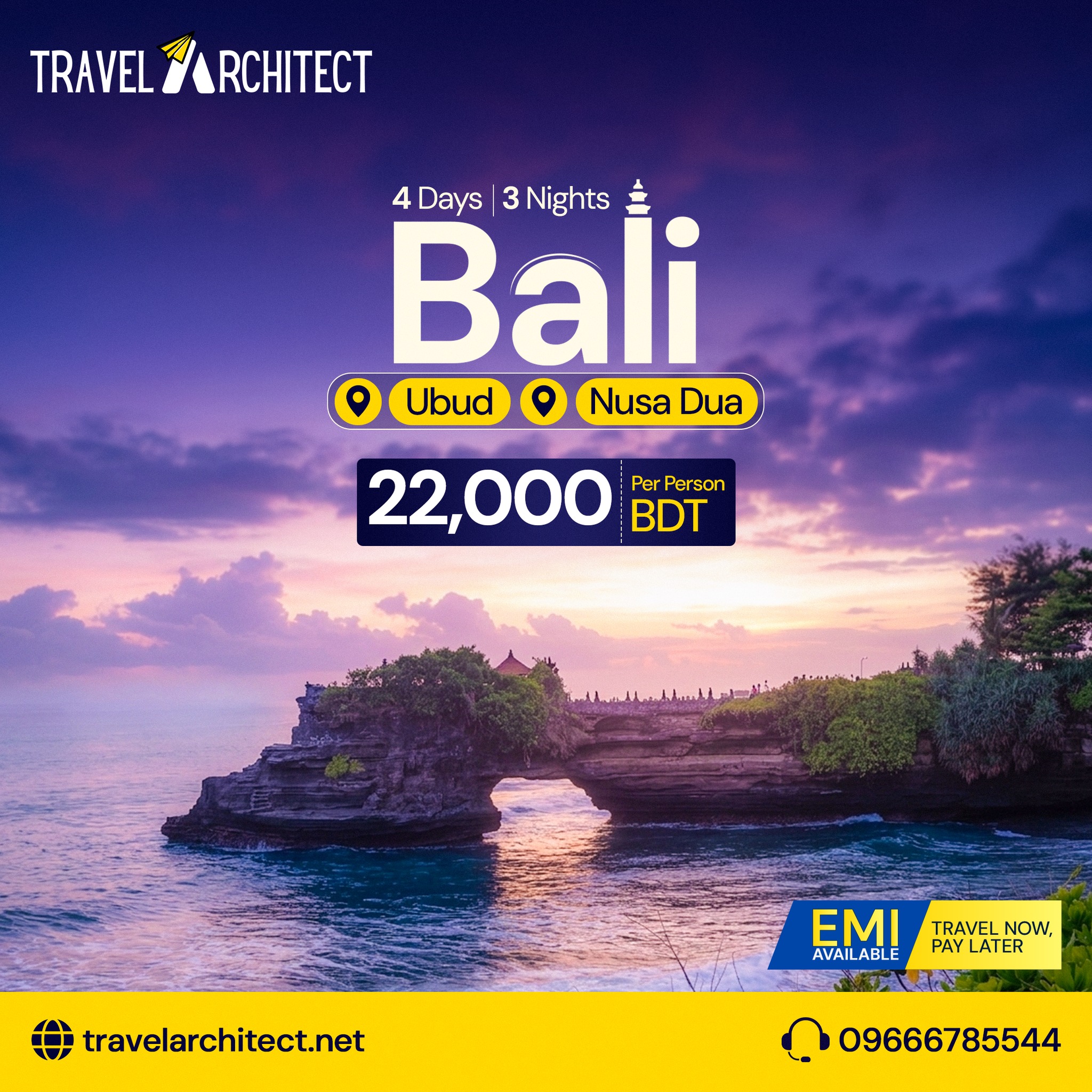 Travel Architect Facebook ad