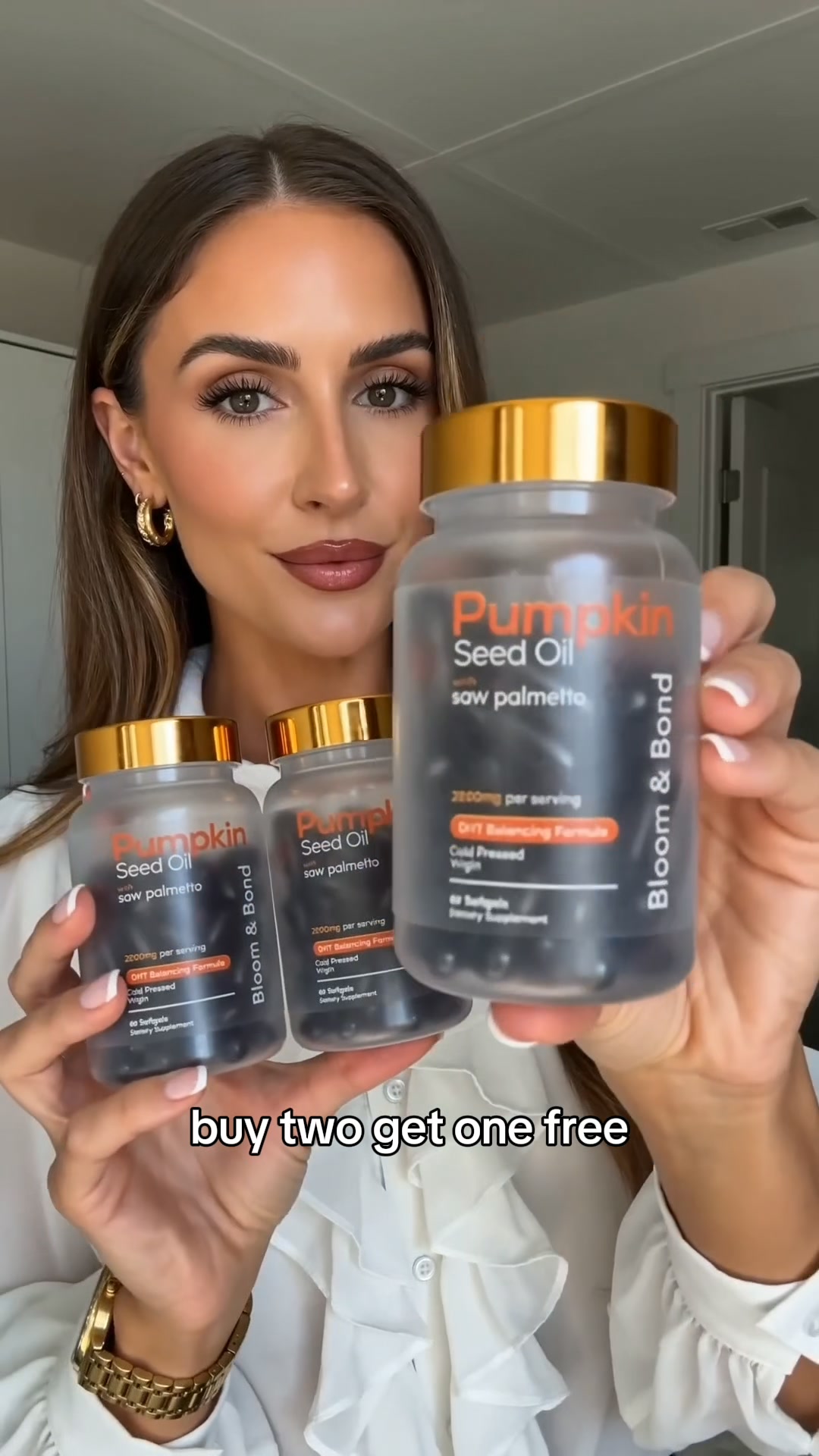 Bloom & Bond Facebook ad: Help Hair Loss Naturally