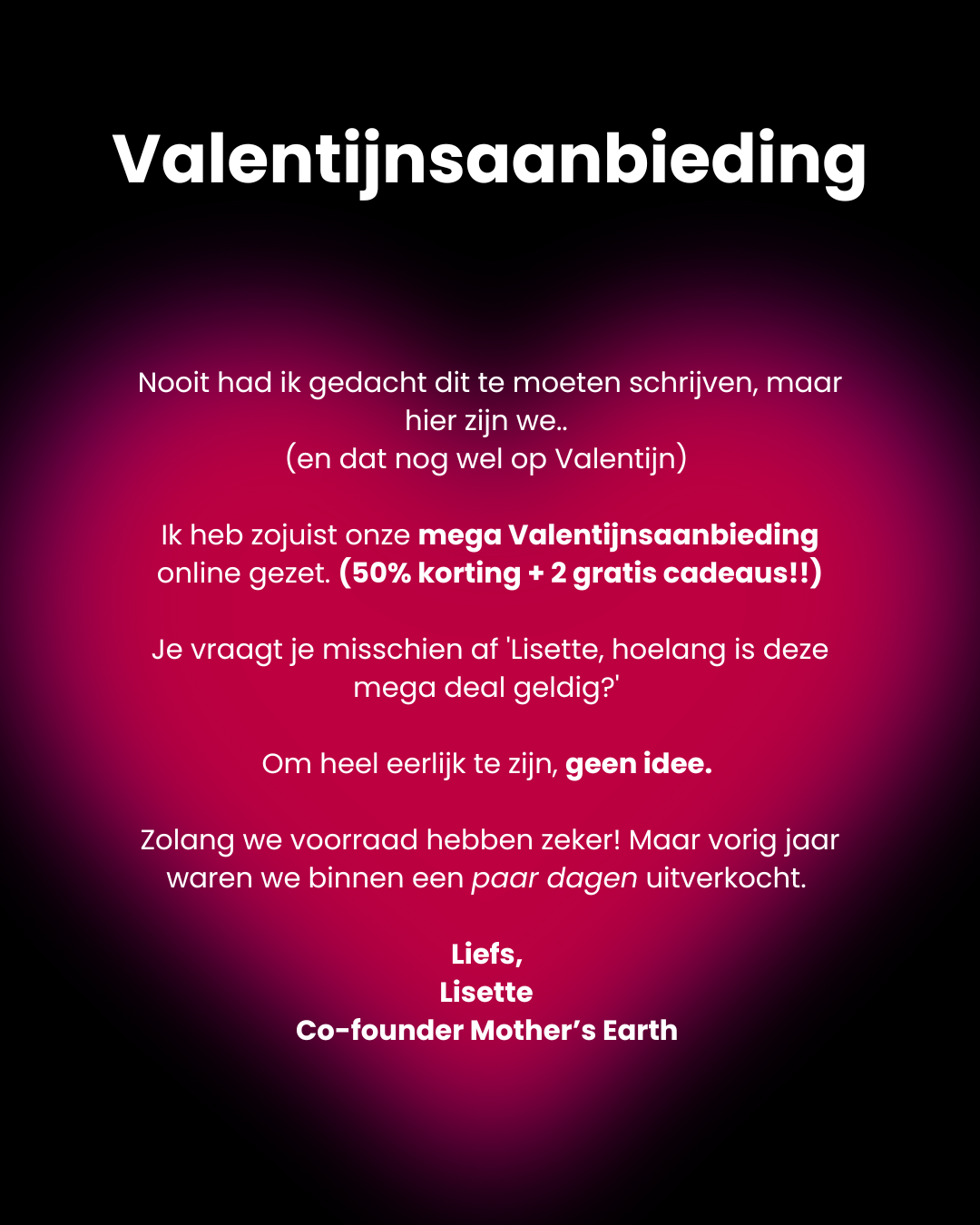 Mothers Earth Facebook ad