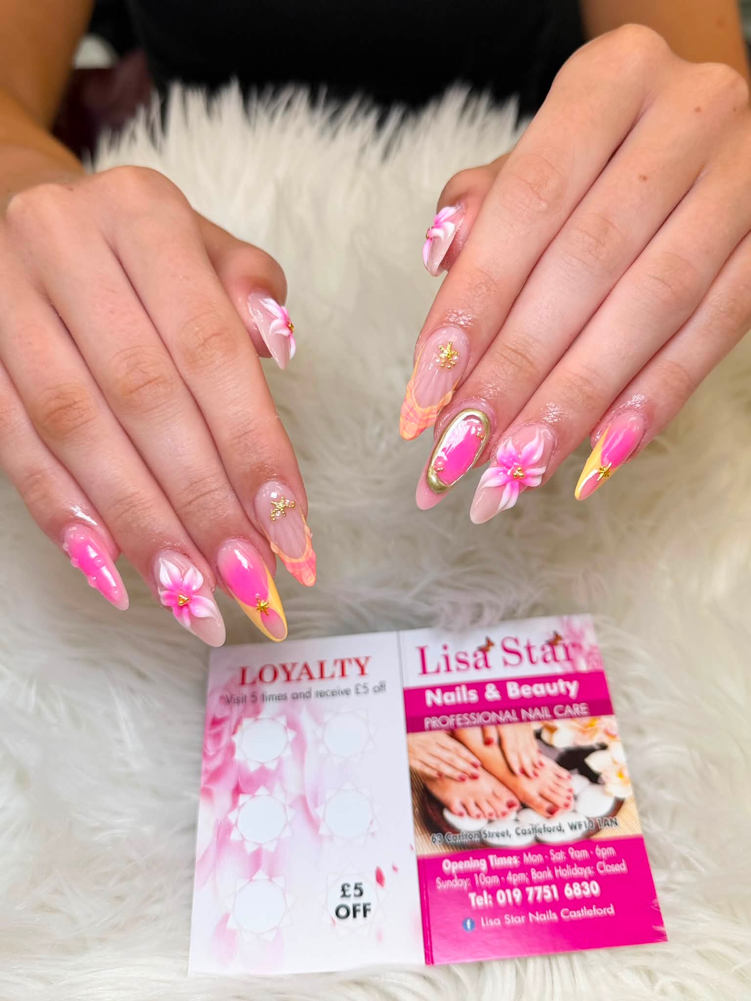 Lisa Star Nails Castleford Facebook ad
