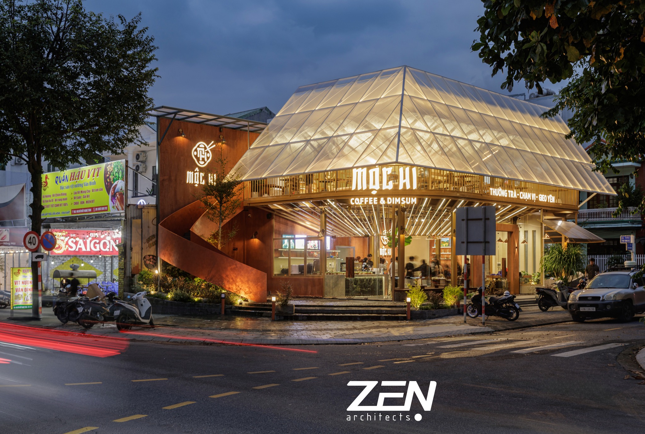 Z.E.N Architects -Thiết Kế Thi Công Cafe-Shop Đà Nẵng Facebook ad: Mộc Hi | Coffee & Dimsum | Đà…