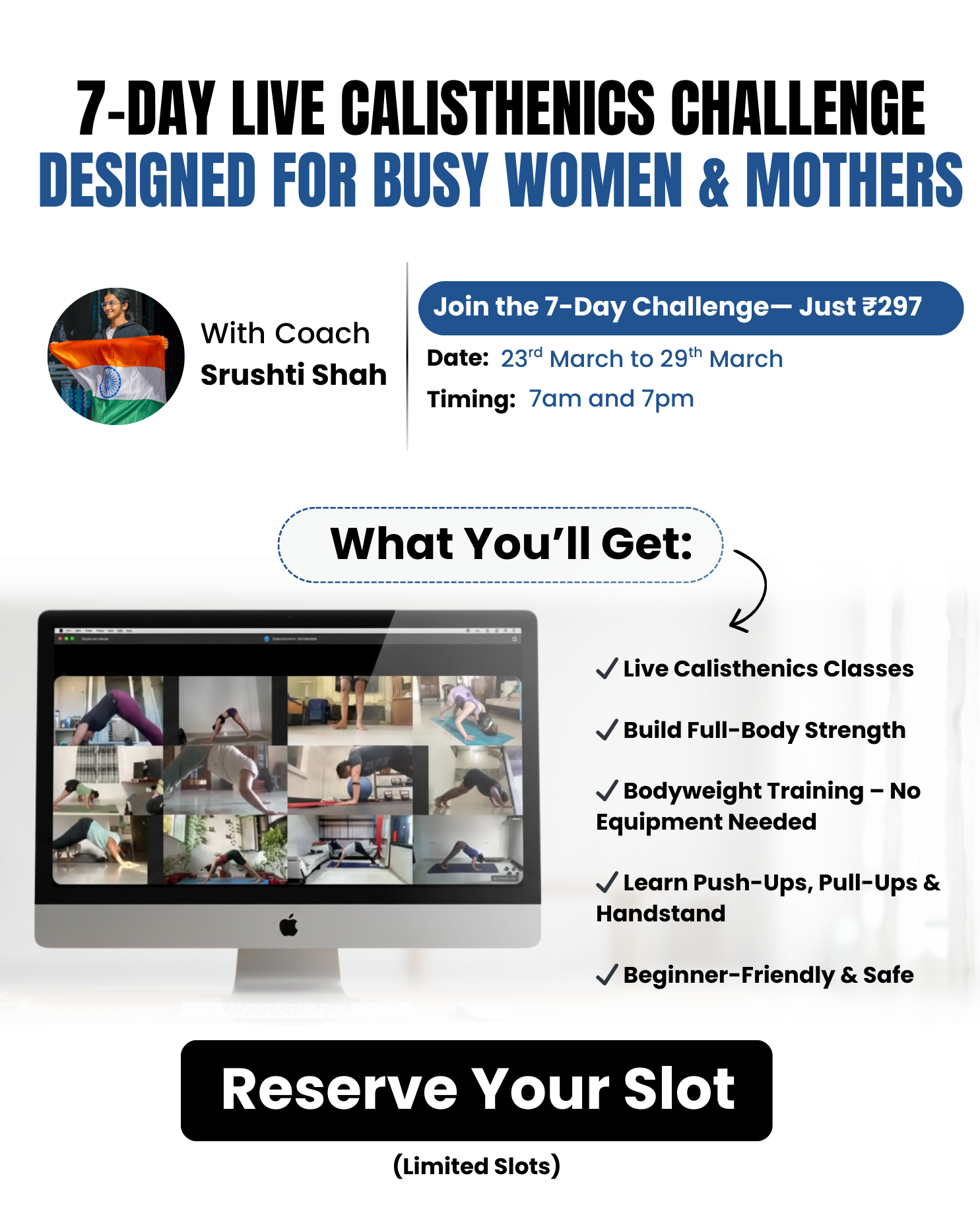 Gripit.fit Facebook ad: 7-Day Live Calisthenics Challenge | Calisthenics and…