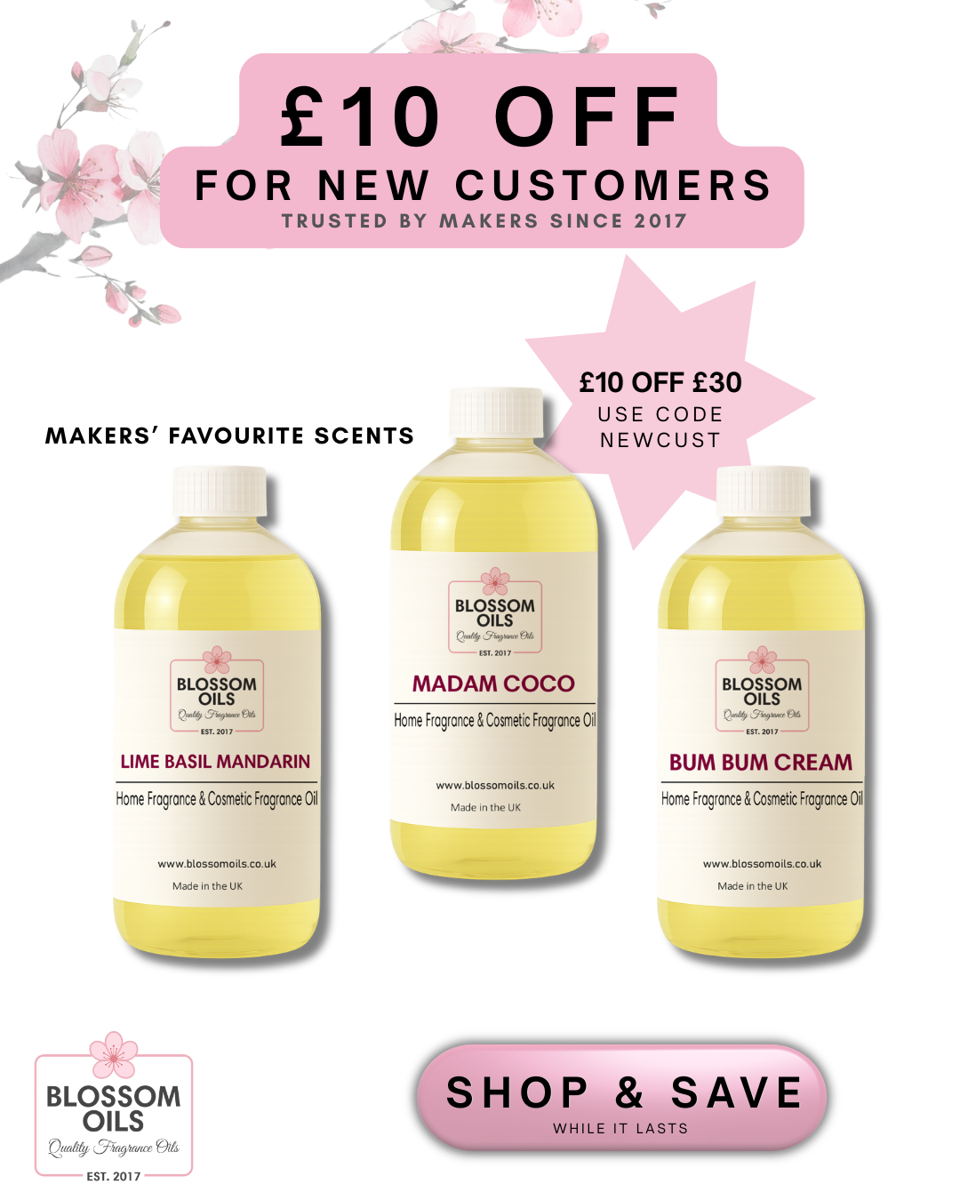 Blossom Oils Ltd Facebook ad